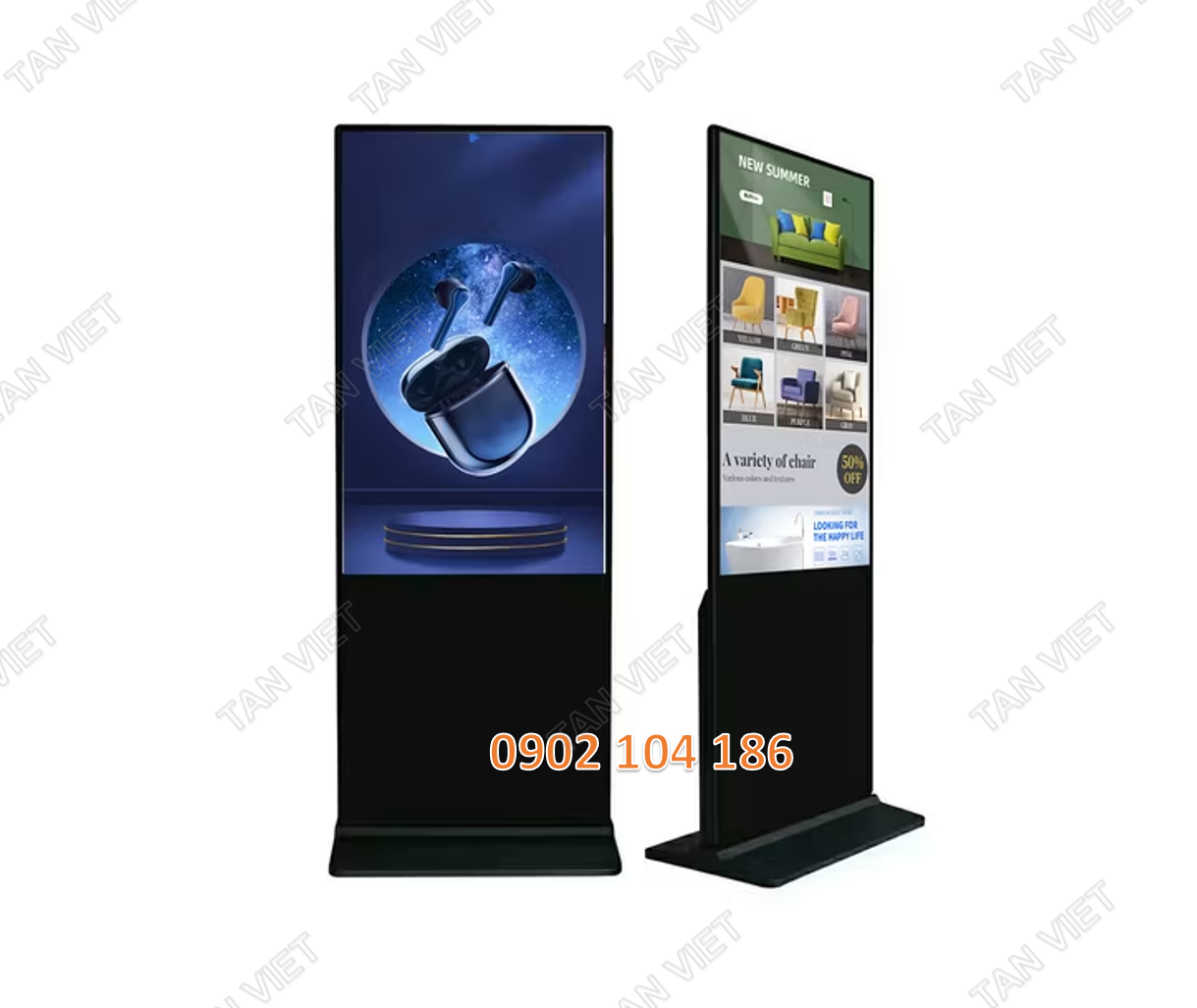 Cung cấp lắp đặt, bán và cho thuê màn hình quảng cáo chân đứng 65 inch không cảm ứng chất lượng, giá rẻ