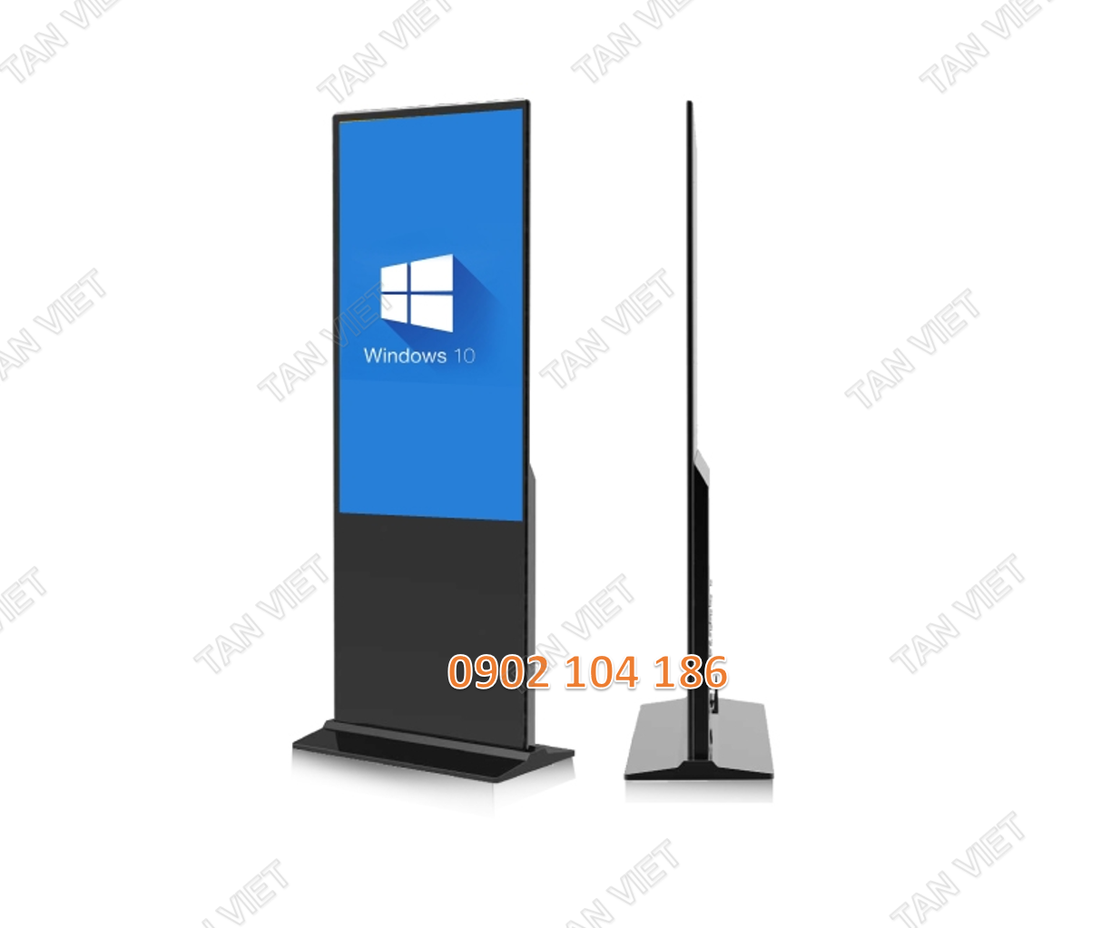 Phân phối màn hình quảng cáo chân đứng 43 inch không cảm ứng, hệ điều hành Windows, chất lượng, giá rẻ