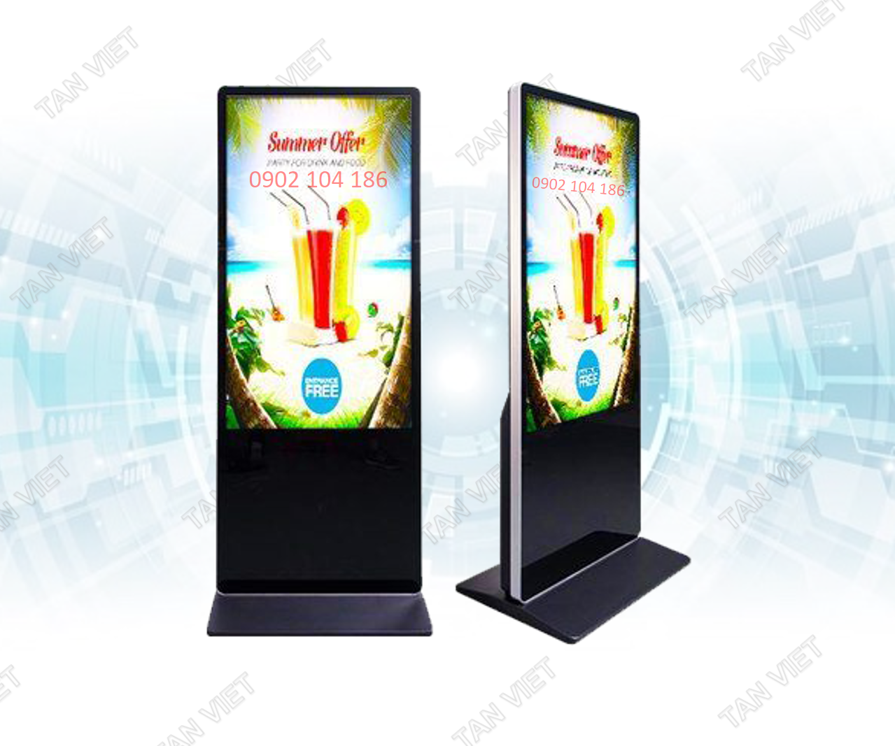 Standee điện tử 49 inch không cảm ứng chính hãng, chất lượng, giá rẻ