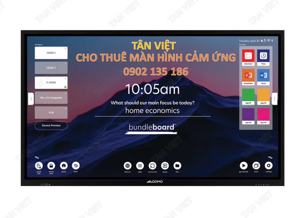 Cung cấp, lắp đặt và cho thuê màn hình cảm ứng uy tín, chất lượng, giá rẻ